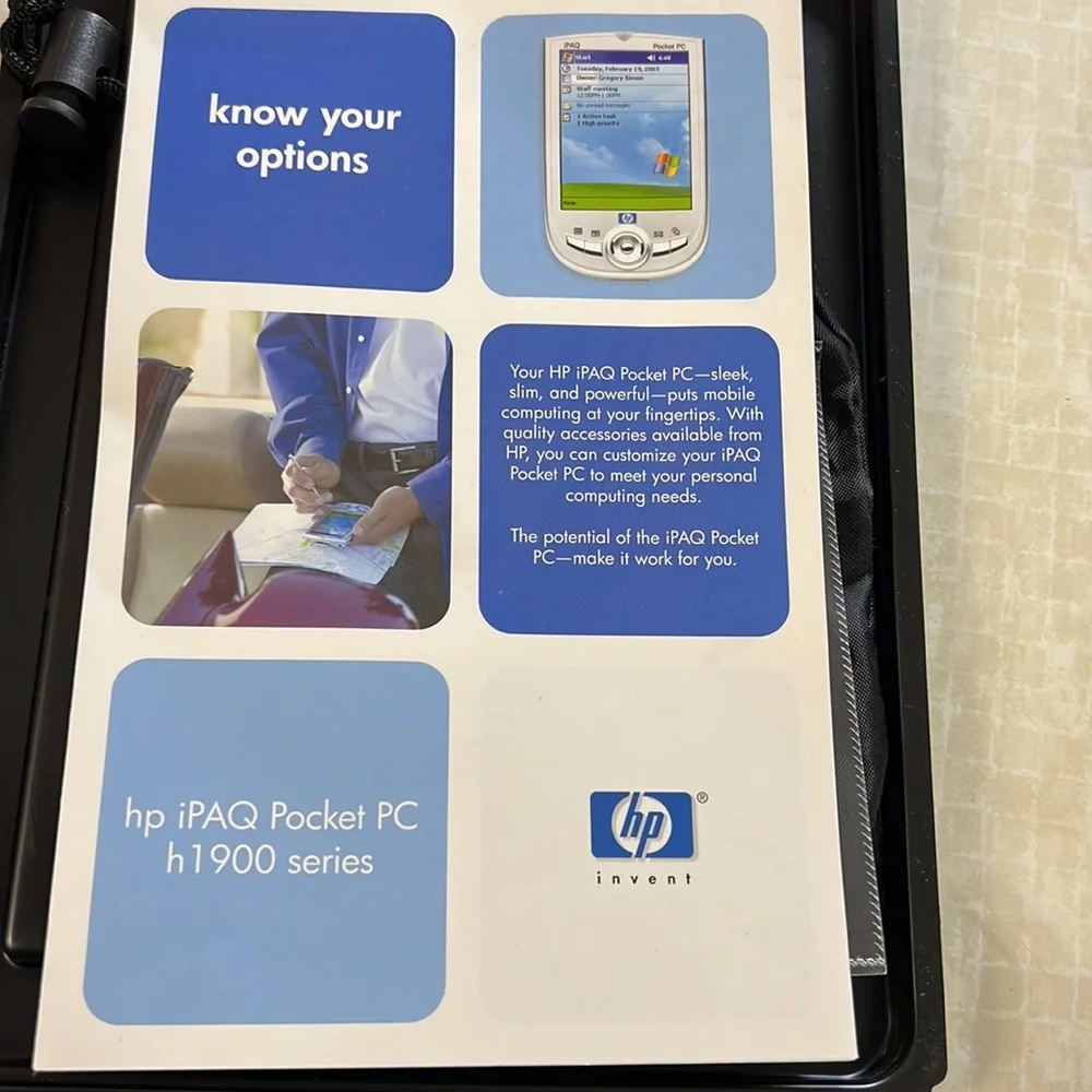 HP iPAQ Pocket PC H1915 PDA Handheld Windows Mobile RARE